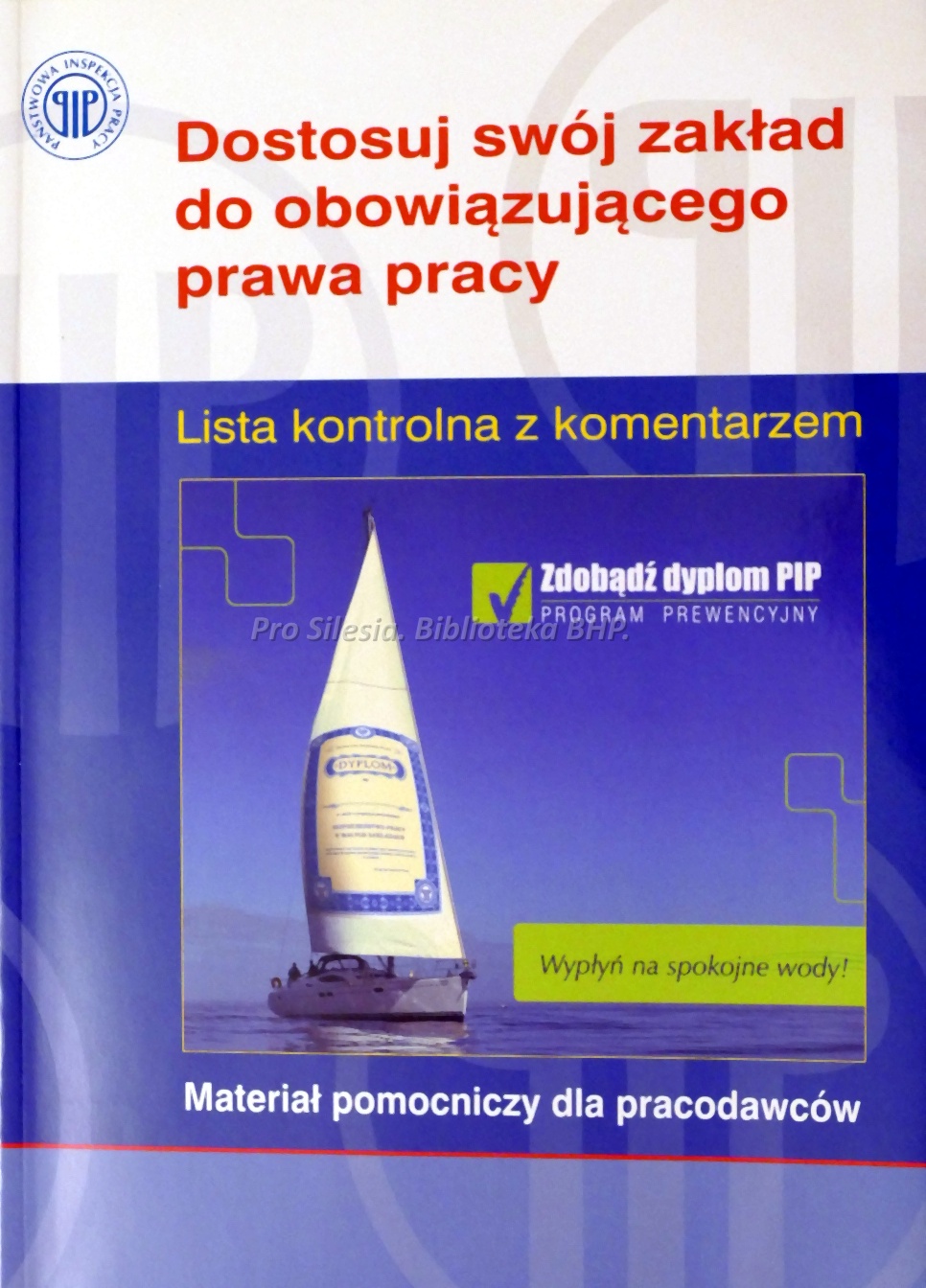 Dostosuj swój zakład pracy do obowiązującego standardu prawa pracy lista kontrolna z komentarzem, wyd.PIP