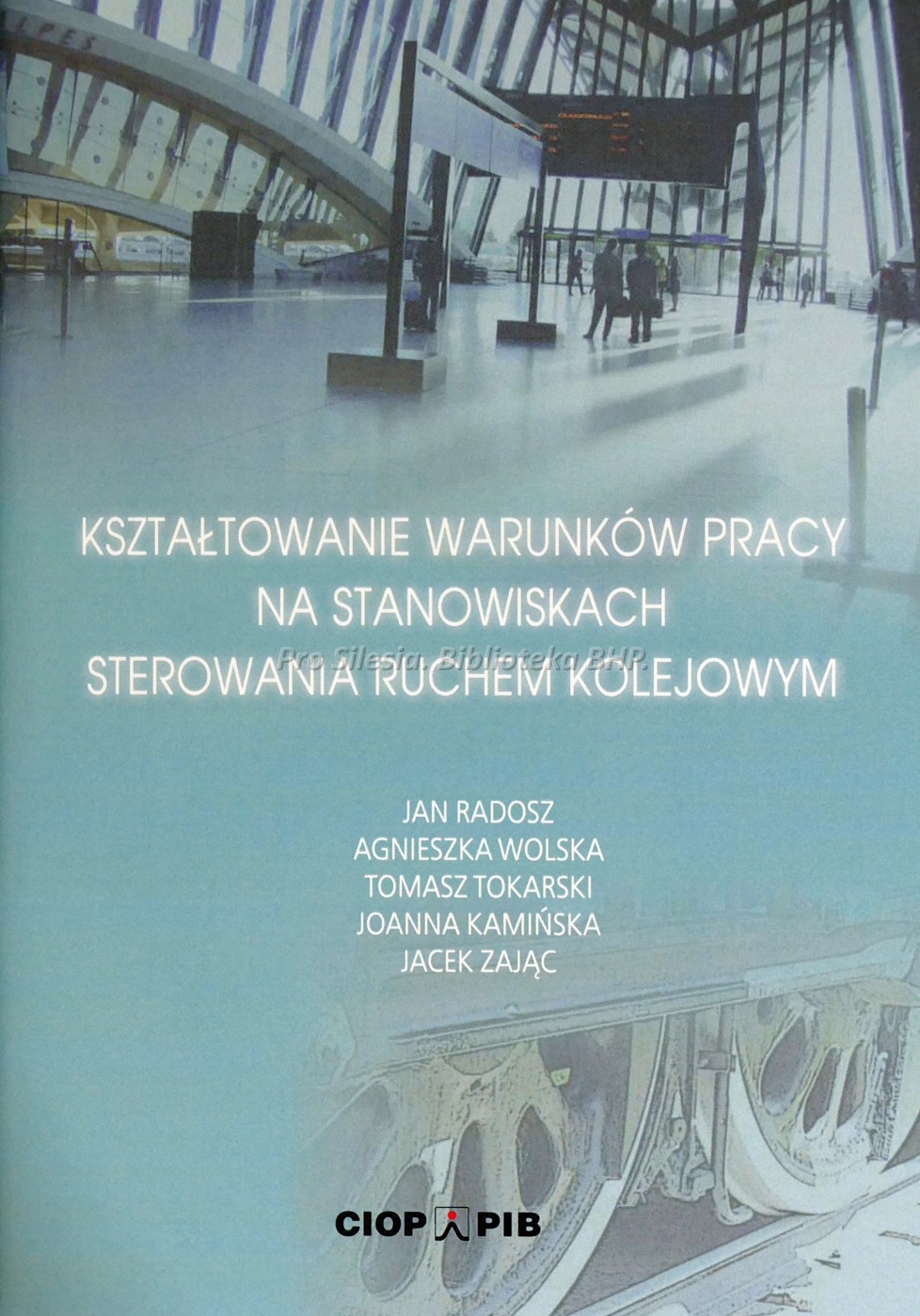 Kształtowanie warunków pracy na stanowiskach sterowania ruchem kolejowym, wyd. CIOP-PIB