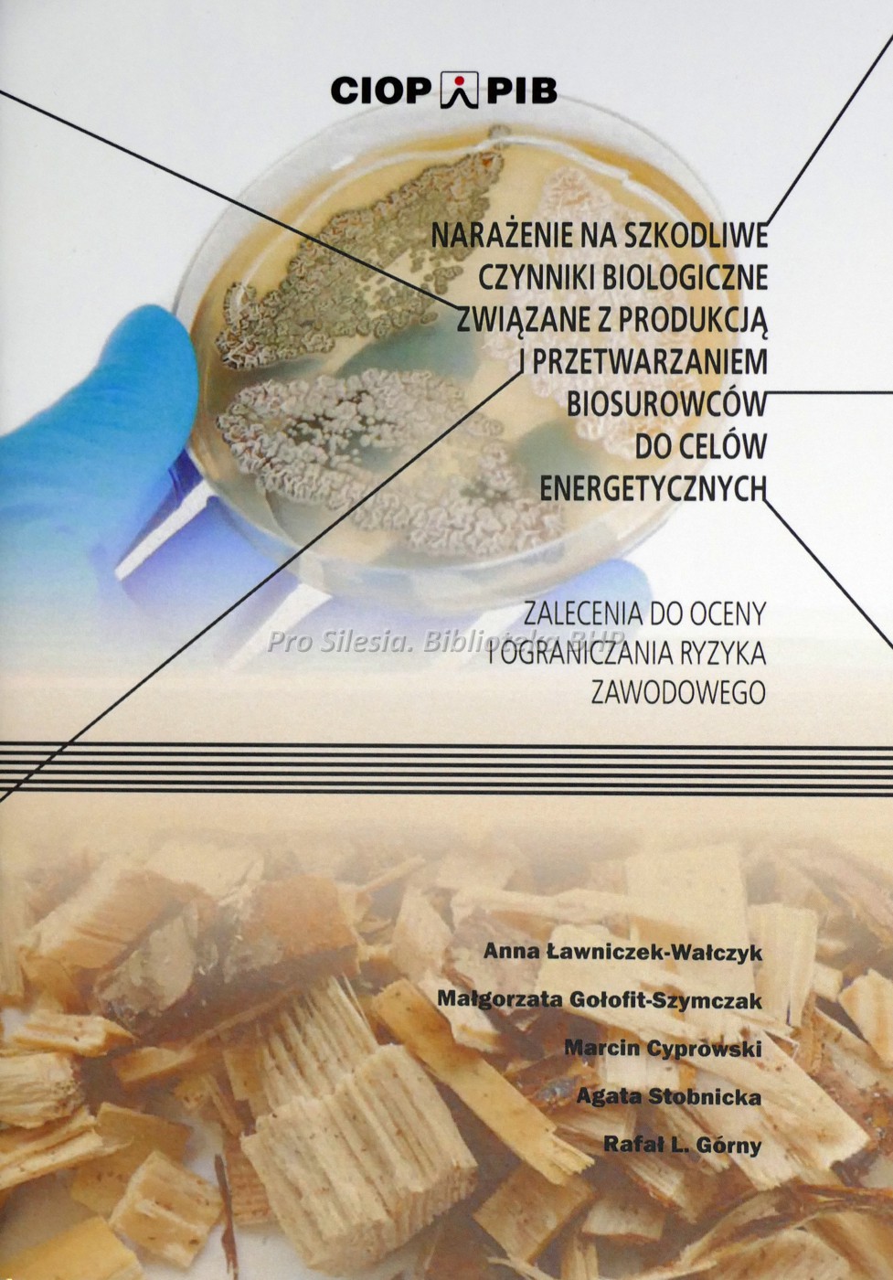 Narażenie na szkodliwe czynniki biologiczne związane z przetwarzaniem biosurowców do celów energetycznych, wyd. CIOP-PIB