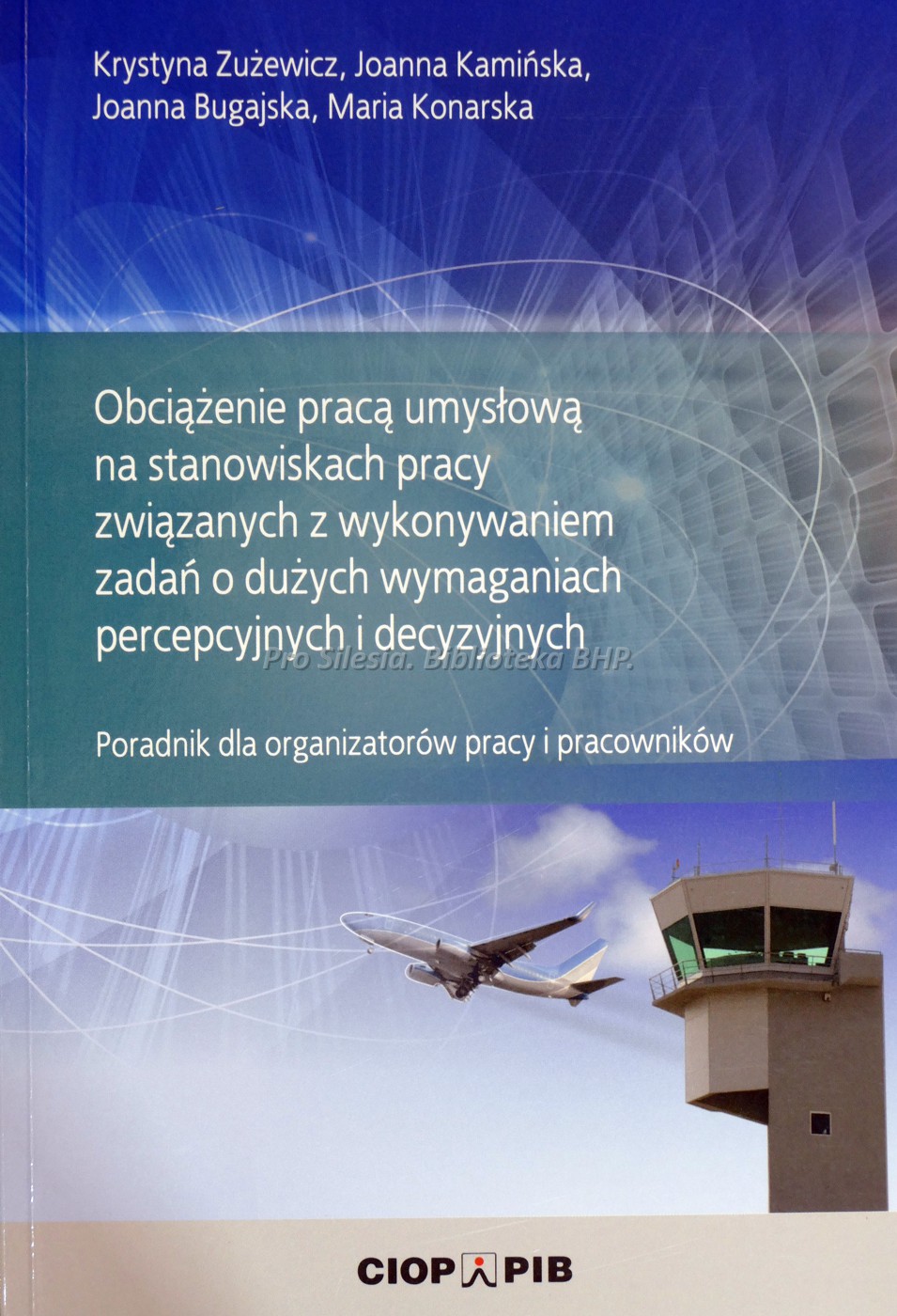 Obciążenie pracą umysłowa na stanowiskach pracy związanych z wykonywaniem żądań o dużych wymaganiach percepcyjnych i decyzyjnych, wyd. CIOP-PIB