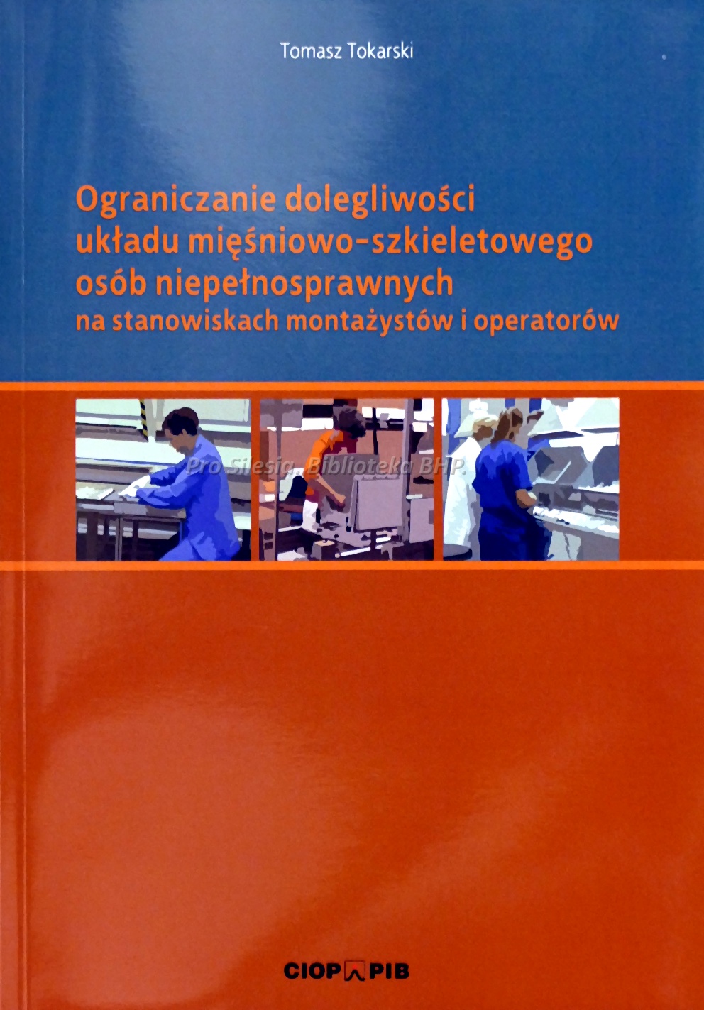 Ograniczanie dolegliwości układu mięśniowo szkieletowego osób niepełnosprawnych na stanowiskach montażystów i operatorów, wyd. CIOP-PIB